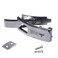 IBRO Heavy Duty Replacement Lever Buckle for 10MM Weight lifting and Powerlifting Belt - Rust Free Fits all brands Silver