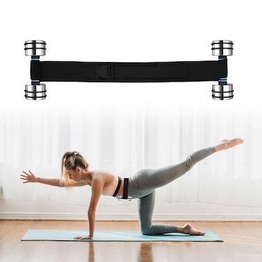 YARKHI Hip Thrust Belt, Booty Belt for Hip Thrust, Easy to Use with Dumbbells, Kettlebells, Plates, Exercise Hip Thrust Belt with Non-slip Padding to Protect Your Hips for the Gym Home Workouts