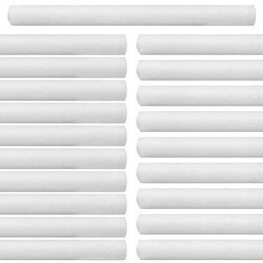 Vkinman 20pcs Couch Slipcovers Stretch Stick, Non Slip Foam Stick, Couch Cover Foam Tuckers, Tuck Grips for Slipcovers, Slipcover Foam Sticks for Furniture Protector, Sectional Sofa, Sectional Couch