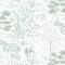 Hopepak 17.3&#39;&#39;x197&#39;&#39; Peel and Stick Wallpaper Green and White Wallpaper Peel and Stick Self Adhesive Removable Wallpaper for Bedroom Tree Contact Paper Boho Wallpaper for Bathroom Walls Decor