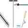 Farafox Tree Watering Spike, Root Feeder Deep Root Watering Funnel with Tree Fertilizer Dispenser Watering System for Plants Trees Bushes Shrubs Made of Stainless Steel with Shut Off Valve T Handle