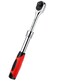 GULE GULE 1/4" Square Socket Ratchet Wrench Telescopic Quick Release Ratchet Drive 72 Teeth Reversible Enlength Handle