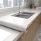 Shiny White Wallpaper Peel and Stick Wallpaper Glossy Self Adhesive Removable Wallpaper,15.8" X 197"Waterproof Countertop Paper White Contact Paper for Cabinet Countertop Furniture Kitchen Vinyl Film