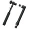 CHENJIN 2PCS Mini Quick Ratchet Wrench 1/4 (L-shaped and T-shaped) Mini Socket Wrench Screwdriver Handle and Socket Tool for Home Garage Metal Workshop