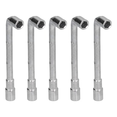 BORDSTRACT 5Pcs Metric L Shaped Angled Hex Socket Wrench, 7mm L-Type Elbow Wrench Set Double-Head Elbow Hex Wrench for Mechanic Repair Tool