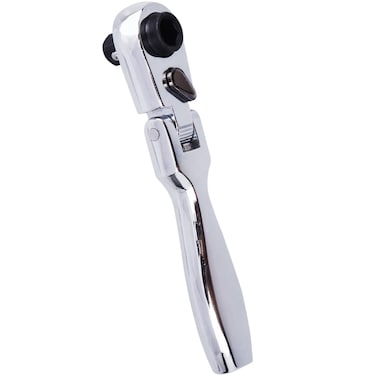 Eyech 1/4" Drive Mini Ratchet Wrench, 2 in 1 Flex Head Reversible Socket Wrench, 72-Tooth Quick Release Ratchet Handle, CR-V Steel