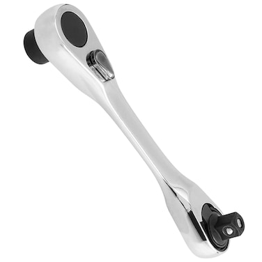 Eyech 1/4" Mini Ratchet Wrench 72 Teeth Driver Socket and Screwdriver Bit Hex Quick Release Double Headed Ratchet Wrench Dual-use Spanner Multifunctional Hand Tools