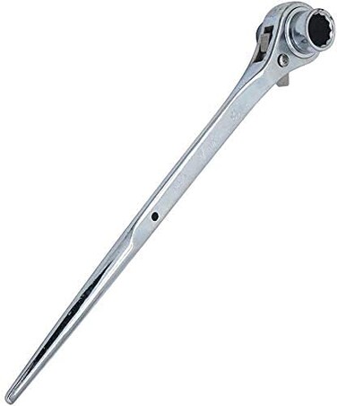 Socket Ratchet Wrench Ratchet Podger Spanner 19-21mm Quick Release Tool Ratcheting Podger Scaffold Wrench