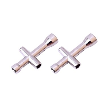 CENTAURUS 2Pcs Cross Wrenches Maintenance Tool,4mm 5mm 5.5mm 7mm Small Sleeve Hex Socket Wheel Spanner for RC Model Car Truck
