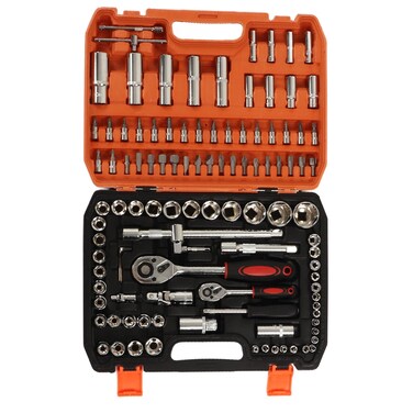 Impact socket,Impact socket set,108 Piece Impact Socket Assortment Kit with Ratchet and Hex Wrenches, Screwdriver Bits for Mechanical Repair