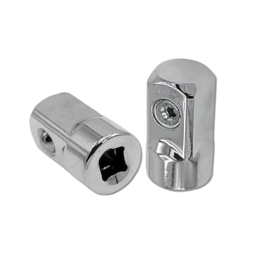 Joyangy 2pcs 1/4 Drive to 1/2 Inch Socket Adapter, Female to Male Socket Wrench Adapter, Impact Driver Socket Adapter for Impact Wrench Extentsion Conversion Tool