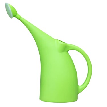 LOYUYU 0.5 Gallon Plastic Watering Can Small Lightweight Cute Indoor Outdoor Garden Plants, Watering Can with Shower Head Green