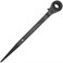 Edinstry Scaffold Podger Ratchet Spanner, 14x17mm Erecting Scaffold Tool Ratcheting Socket Spanner Wrench, 28.5mm Length, Black, 1 Pcs