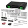 TecoTek 94pcs 1/4" &amp; 3/8" Drive Socket Set, Socket Wrench Set with Ratchet Handle, Extention Bar, Adapter, Screwdriver Bit Set, Spark Plug Socket, CR-V, Metric/SAE, Deep/Shallow, Mirror Chrome Finish