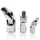 Dianrui 3PCS Metal Universal Joint Socket Adapter,1/4&quot;, 3/8&quot;, 1/2&quot; Rotating Sleeve Adapter Set, for Maintenance, Automobile Modification and Wrench Socket Modification