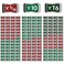 Gersoniel 180 Pcs Tool Box Labels Toolbox Stickers and Decals Label, Wrench Size Labels, Chrome Socket Labels, Socket Size Stickers, Chrome Foil Labeling Set for Socket Sets Tools, 3 Colors