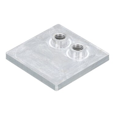MECCANIXITY Aluminum Cooling Head 3.5 x 3.5 Radiator Heatsink System Alloy Water Cooling Block for Computer Cellphone CPU Liquid Water Cooler Accessories