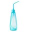 480ml 16oz Plastic Bend Mouth Squeeze Bottle Succulent Plastic Watering Can Bottle with Soft Tube and Ball Shape Suck Head for Micro Landscape Watering Tools (Blue)