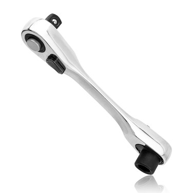 Mesee 1/4 Inch Mini Ratchet Wrench, 72 Teeth Drive Ratchet Double Headed Allen Wrench Tool 1/4" Drive Hex Torque Wrench Bit Driver MultiTool Quick Release Ratcheting Socket Adapter Spanner Repair Tool