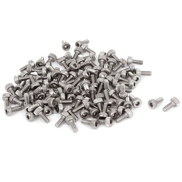 uxcell&Acirc;&reg; 7mm Long M2x5mm Stainless Steel Hex Socket Head Cap Screws 100 Pcs