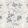 Wallercity Gray and Blue Leaves Wallpaper Vintage Black Olive Leaf Peel and Stick Wallpaper Vinyl Self Adhesive Removable Floral Wallpapers 17.5" x 78.7" Retro Leaf Contact Paper for Desk Shelf Liner
