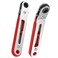 Eyech Mini Ratchet Wrench Screwdriver,1/4 Inch Hex Screwdriver Bit Drive Ratchet Wrench Elbow Head &amp; Flat Head Reversible Drive Handle