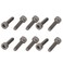 uxcell 10 Pcs M2x8mm Thread Hex Socket Drive Cap Head Titanium Screw