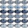 24 Pack Japanese Style Soy Sauce Dish 4 Inch Ceramic Dipping Bowls Bulk 3.5 oz Sauce Dishes Small Dip Sauce Bowl Porcelain Pinch Japanese Dish Set for Sushi, Sauce, Snack, Appetizer and Kitchen Prep