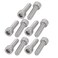 uxcell M6x20mm 304 Stainless Steel Left Hand Thread Hex Socket Head Cap Screw Bolt 10pcs