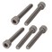 uxcell 10 Pcs M4x30mm Thread Hex Socket Drive Cap Head Titanium Screw