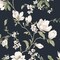 HeloHo Peel and Stick Wallpaper Vintage Dark Blue Floral Wall Paper Self Adhesive Removable Waterproof Contact Paper 17.3&quot; X 78.7&quot; for Living Room Bathroom Bedroom Decor