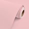 Rugreat Matte Pink Peel and Stick Wallpaper Modern 118inL 15.7inW Pink Paintable Contact Paper for Cabinets Self Adhesive Wallpaper for Bedroom Table Texture Contact Paper for Furniture Waterproof