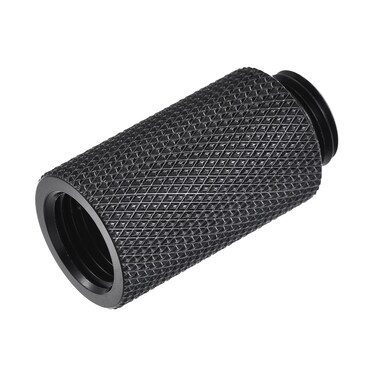 uxcell Male to Female Extender Fitting G1/4 x 30mm for PC Water Cooling System Black