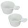 EIKS 2 Pack Ceramic Dipping Bowls Side Dishes for Serving ketchup Wasabi Soy Sauce Appetizer Condiments BBQ, Each Capacity 5 oz
