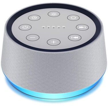 LazyNight Brown Noise Sound Machine White Noise Machine with 30 Soothing Sounds for Sleep 12 Colors Night Light for Baby Adults Kids Sleep Machines 36 Volume Levels 5 Timers for Home Office Travel