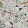 VEELIKE Grey Fairytale Moon Stars Forest Wallpaper Peel and Stick Mushroom Wallpaper for Kids Room Nursery Wallpaper 17.7''x354'' Removable Botanical Wallpaper Prepasted Grey Contact Paper for Walls