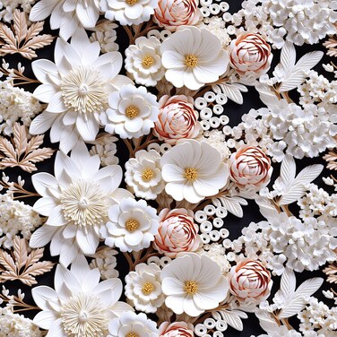 ReWallpaper 3D Floral Wallpaper Peel and Stick Light Pink and White Embossed Mural Wall Paper for Bedroom Kitchen Ceiling Girls Room 17.5inx10ft Pre-Pasted Waterproof Floral Contact Paper for Walls