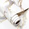 FunStick Thick White Marble Contact Paper for Countertops Cabinets Waterproof White Gold Marble Wallpaper Peel and Stick Countertops for Kitchen Removable Marble Wall Paper for Bathroom Desk 12"x200