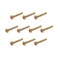 uxcell M6x40mm Furniture Screw Hex Socket Machine Screws Zinc Plated Fasteners Bolts Full Thread Carbon Steel 10Pcs