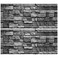 Chuangdi 4.5 x 9 Feet Brick Stone Wall Backdrop Stone Wall Scene Setter Brick Sheet Wallpaper Curtains Door Removable Brick Tablecloth Photo for Winter Halloween (Gray and Black, Brick)