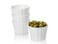 HillSpring 5 oz Porcelain Dipping Bowls, Pinch Bowl Set, White Small Bowls for Prep, Sauces and Charcuterie Board, Set of 4