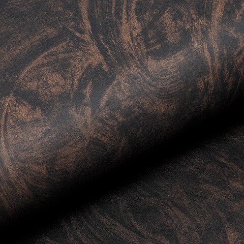 Livelynine Black and Copper Wallpaper Peel and Stick Backsplash for Kitchen Wall Living Room Accent Wall Wallpaper Concrete Antique Copper Contact Paper for Countertops Waterproof 15.8x78.8 Inch