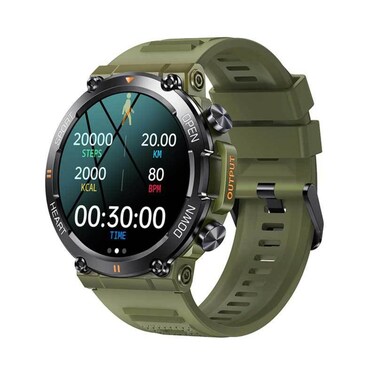 K56 pro Outdoor Smartwatch, Rugged Smart Watch Bluetooth Call, 1.39in Fitness Watch for for Android, Multiple Sport Modes, Green