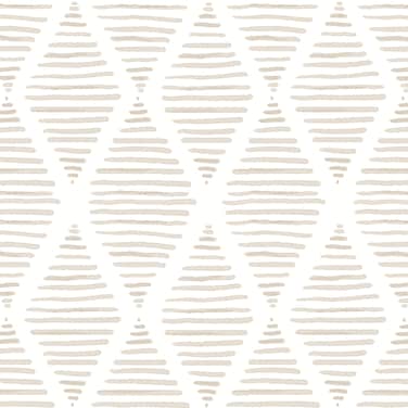 Modern Stripe Peel and Stick Wallpaper Beige and White Contact Paper 17.7&acirc;&euro; x 78.7&acirc;&euro; Geometric - Self Adhesive Removable Decorative Wallpaper for Bedroom Drawers Cabinets Decor Vinyl