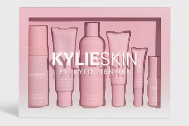 Kylie Skin Care Set: Face Wash, Toner, Scrub, Serum, Moisturizer, Eye Cream - Cruelty, Gluten &amp; Paraben Free
