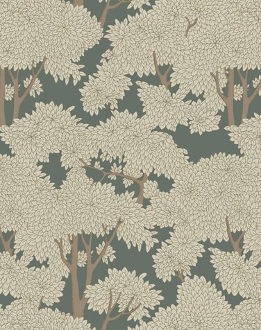HomKihapai Tree Wallpaper Peel and Stick Wallpaper Forest Wallpaper Jungle Wallpaper Green Wallpaper Waterproof Wallpaper for Bathroom Mural Wallpaper Self Stick Wallpaper (Sage, 17.7in x 32.8ft)
