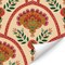 HLNIUC Bohemia Flower Wallpaper(18&acirc;&euro;X118&acirc;&euro;) Boho Flora Peel and Stick Wallpaper Vintage Removable Botanical Contact Wallpapers Mid-century Large Carnation Adhesive Room Paper for Bedroom Cabinet