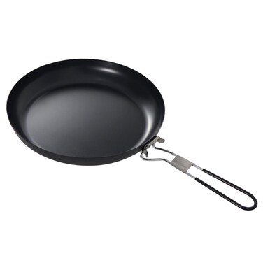 VANZACK 9 Frying Pan Outdoor Griddle Non-stick Frying Pan Camping Pans Stove Frying Pan Cast Iron Grill Plate Nonstick Grill Pan Iron Skillet Steak Pan Non-stick Pan Fold Black Grill Pan