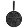 Fdit Nonstick Frying Pan, Aluminum Material, 5 Round-Hole Design, Suitable for Breakfast and Omelette Cooking