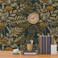 Toduso Vintage Wallpaper Boho Peel and Stick Wallpaper Contact Paper 16.1''x78.7'' Removable Wallpaper Retro Wall Decor Brown Leaf Floral Self Adhesive Wallpaper Covering Vinyl Roll